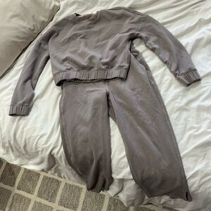 Women's Taupe Lounge Set